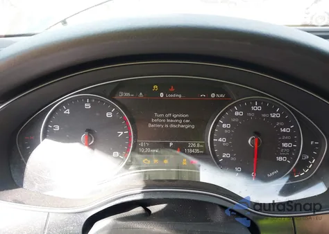 2014 Audi A6 3.0T Premium Plus z USA, uszkodzony, nr VIN WAUHGAFC0EN070482